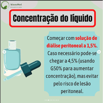 Concentração liquido dialise peritoneal pediátrica wavesmed