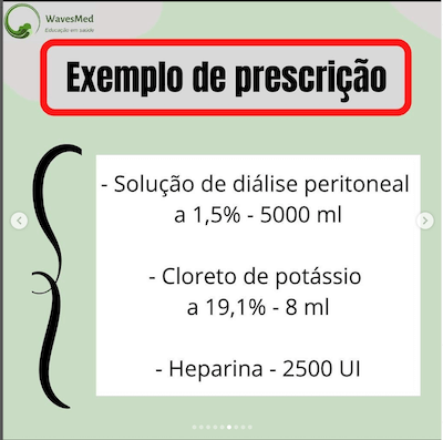 Prescrição dialise peritoneal pediátrica wavesmed