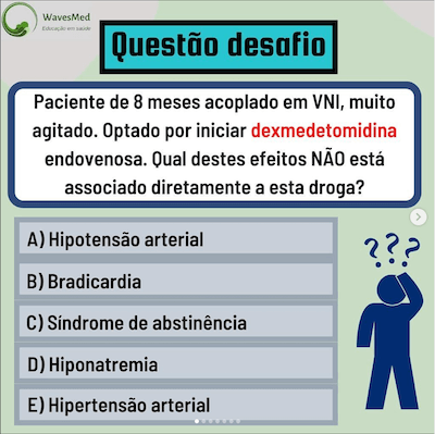 Sedação dexmedetomidina precedex wavesmed