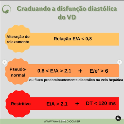 Graduando ecocardiografia função diastólica do vd wavesmed