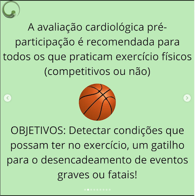 Recomendações avaliação cardiológica para praticas esportivas crianças wavesmed