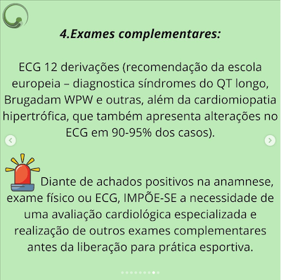 Exames avaliação cardiológica para praticas esportivas crianças wavesmed