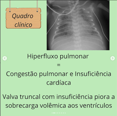 Quadro clinico tronco arterial comum wavesmed