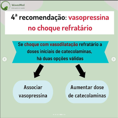 Vasopressina droga vasoativa crianças wavesmed