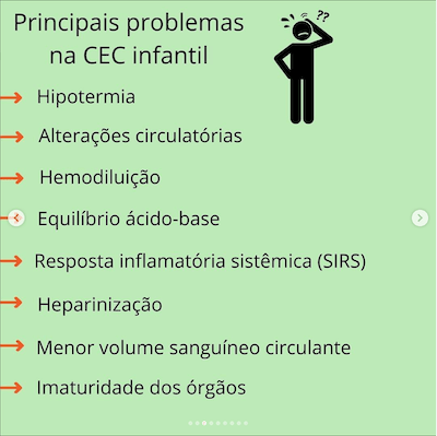 Principais problemas infância circulação extracorpórea cec na cardiopatia congênita wavesmed