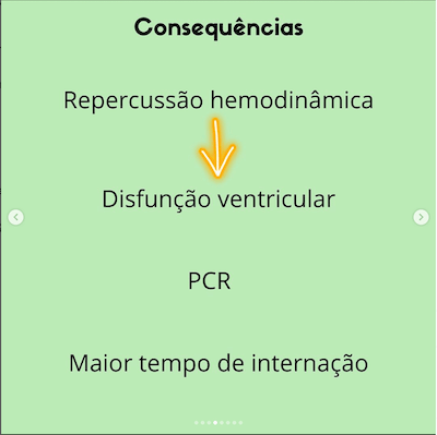 Consequências arritmias pós operatório cardiopatias congênitas Wavesmed