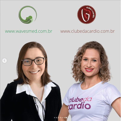 Clube da cardio avaliação veias pulmonares ecocardiograma Wavesmed