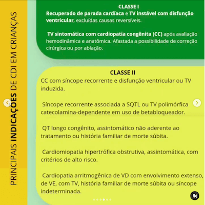 Indicações cardioversor desfibrilador implantável cdi Wavesmed