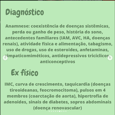 Anamnese hipertensão arterial na infância Wavesmed