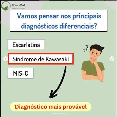 Diagnósticos diferenciais síndrome Kawasaki Wavesmed