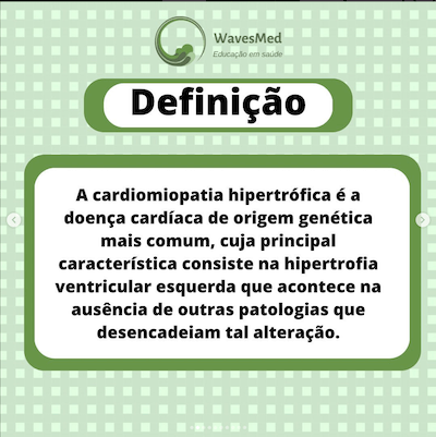 Definição cardiomiopatia hipertrófica Wavesmed