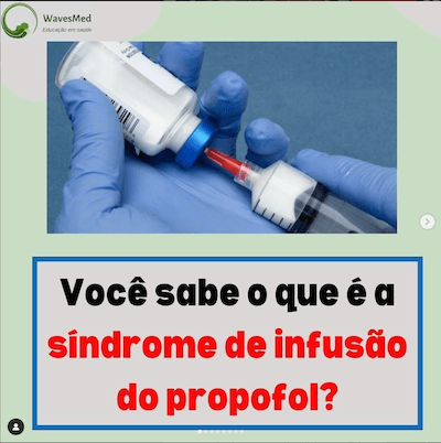 Síndrome infusão propofol Wavesmed