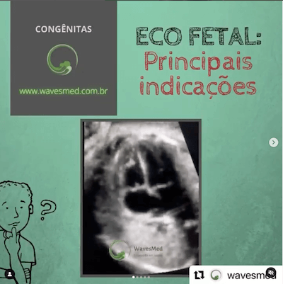 Eco fetal indicações Wavesmed