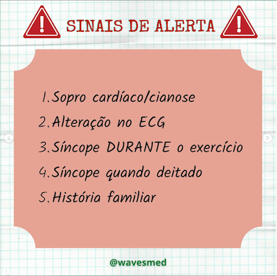 Sinais de alerta como conduzir sincope na infância Wavesmed