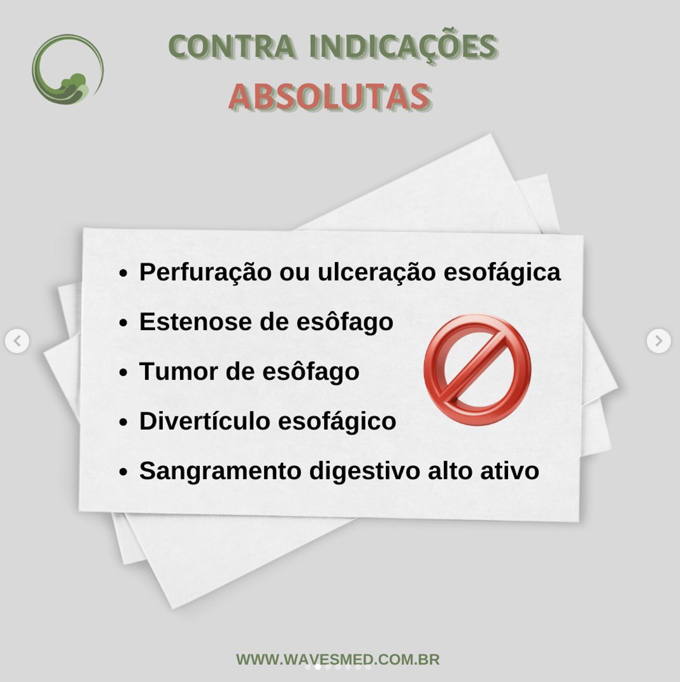 contra indicações ETE