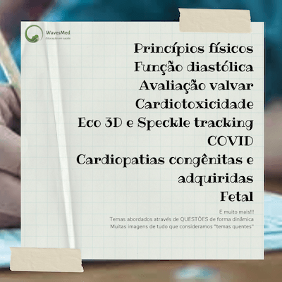 Cronograma curso<br />  Curso preparatório para a prova de título de ecocardiografia do DIC Wavesmed (TECO)