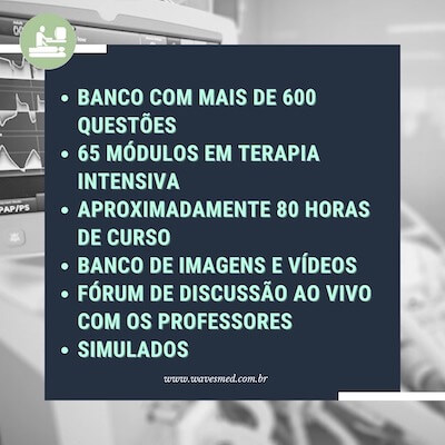 Curso preparatório para a prova de título de terapia intensiva adultos Wavesmed  AMIB