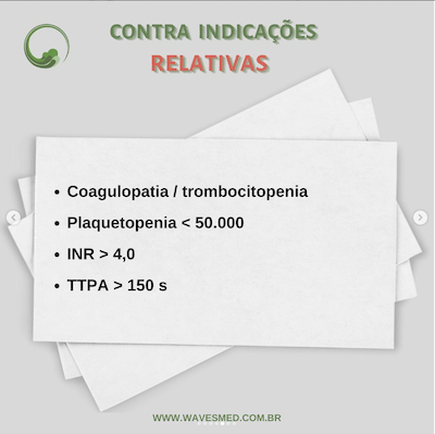 Ecocardiograma transesofágico contra indicações Wavesmed<br />  Contra-indicações relativas para ETE