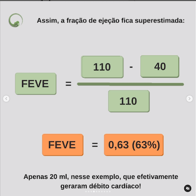 Função do ventrículo esquerdo no paciente com insuficiência mitral Wavesmed  Fração de ejeção