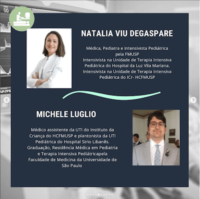 Dra Natalia Viu Degaspare<br />  Dr Michele Luglio<br />  Curso prova de título de terapia intensiva pediátrica (TETIP) Wavesmed