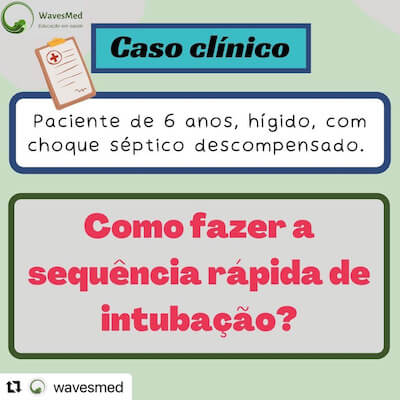 Como fazer a sequencia rápida de intubação pediátrica?<br />  Wavesmed