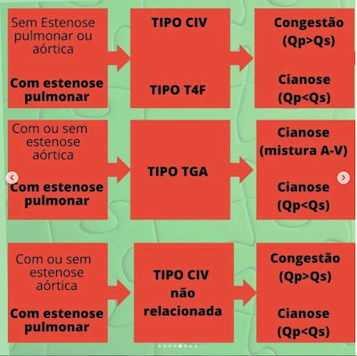 Dupla via de saída do ventrículo direito Wavesmed tipos