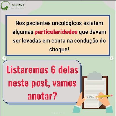 Particularidades Choque em pacientes oncológicos Wavesmed